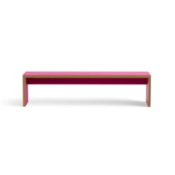 Eetkamerbank Bench 180 cm raspberry