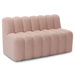 Eetkamerbank Candy met rug cube blossom 120 cm