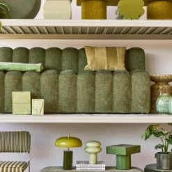 Eetkamerbank Candy met rug home army 180 cm