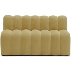 Eetkamerbank Candy met rug home brass 140 cm