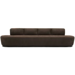 Eetkamerbank Luna be cotton brown 340 cm