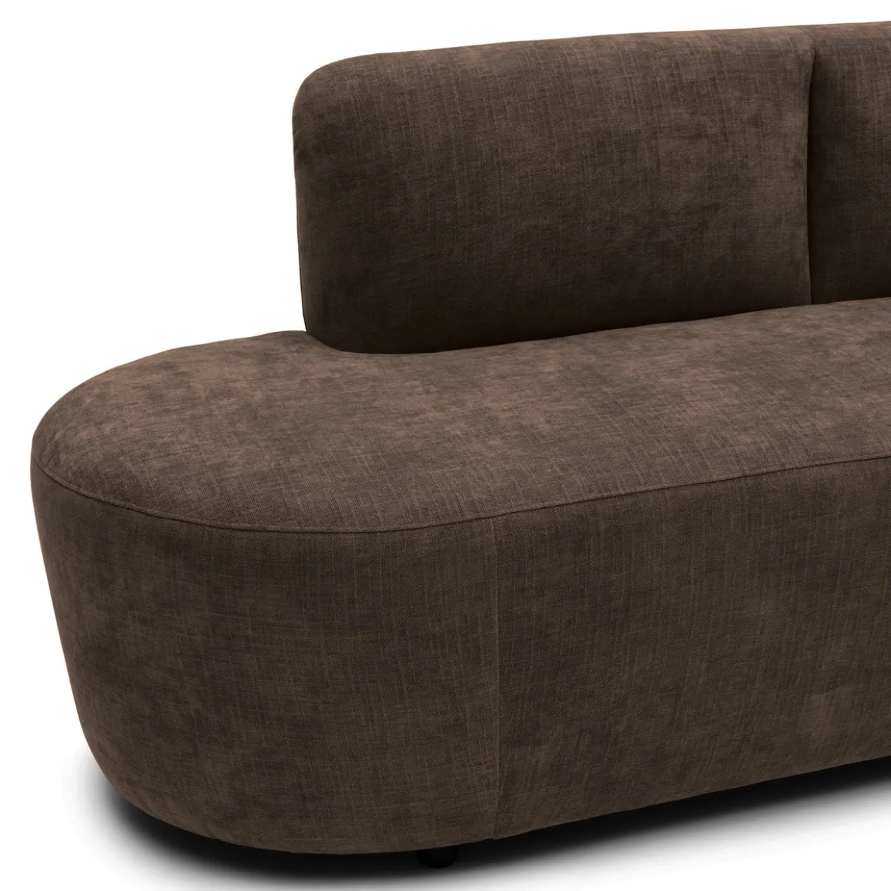 Eetkamerbank Luna be cotton brown 340 cm