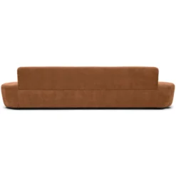 Eetkamerbank Luna be cotton copper 340 cm
