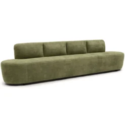 Eetkamerbank Luna be cotton green 340 cm