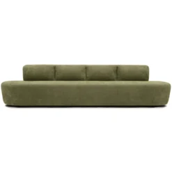 Eetkamerbank Luna be cotton green 340 cm