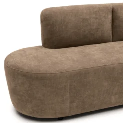 Eetkamerbank Luna be cotton light brown 340 cm