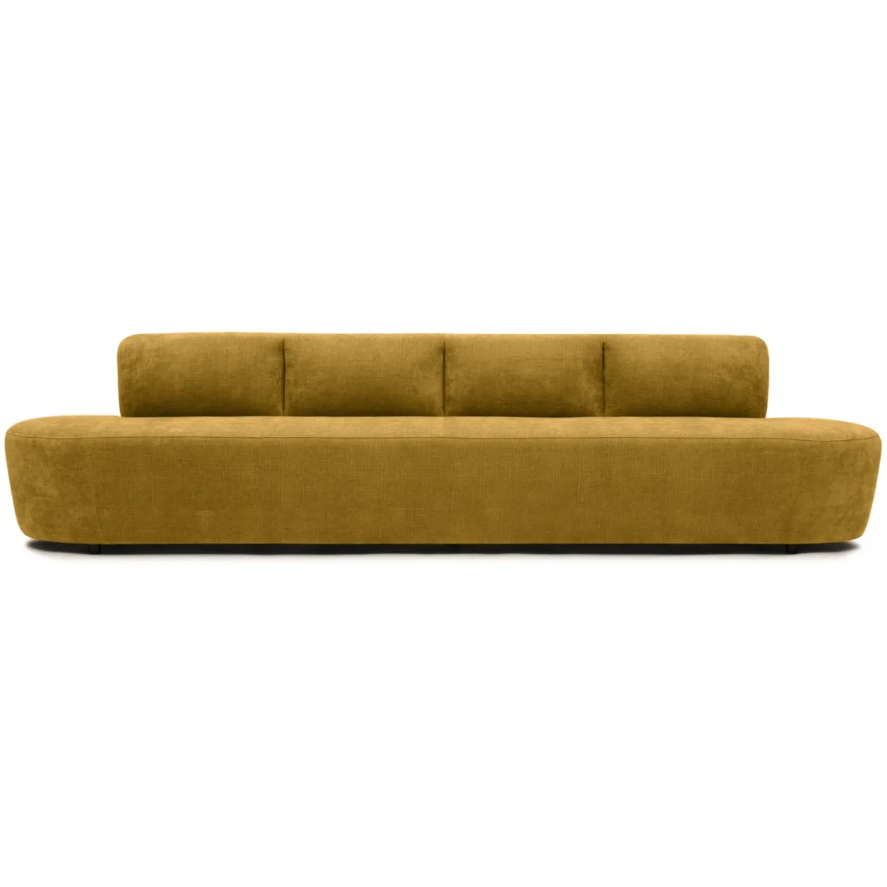 Eetkamerbank Luna be cotton mustard 340 cm