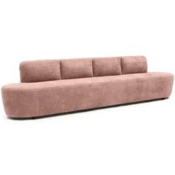 Eetkamerbank Luna be cotton rosewood 340 cm