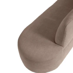 Eetkamerbank Luna hoek be cotton beige links
