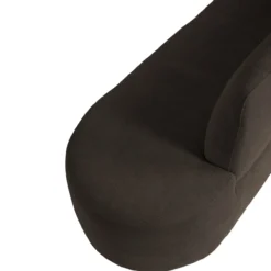 Eetkamerbank Luna hoek be cotton brown links