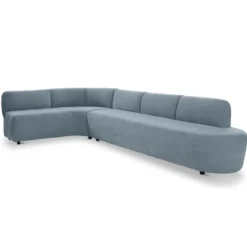 Eetkamerbank Luna hoek be cotton denim links