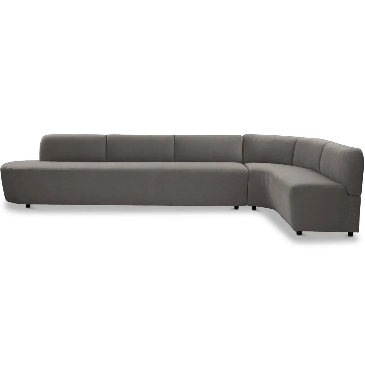 Eetkamerbank Luna hoek be cotton grey rechts