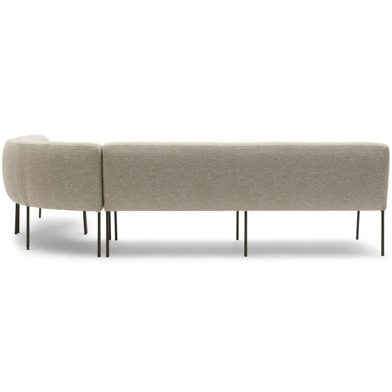 Eetkamerbank Mia lodge beige 285 cm links