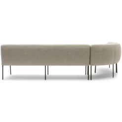 Eetkamerbank Mia lodge beige 285 cm rechts
