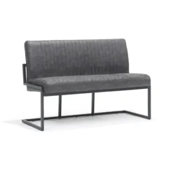 Eetkamerbank Mila antraciet 135cm