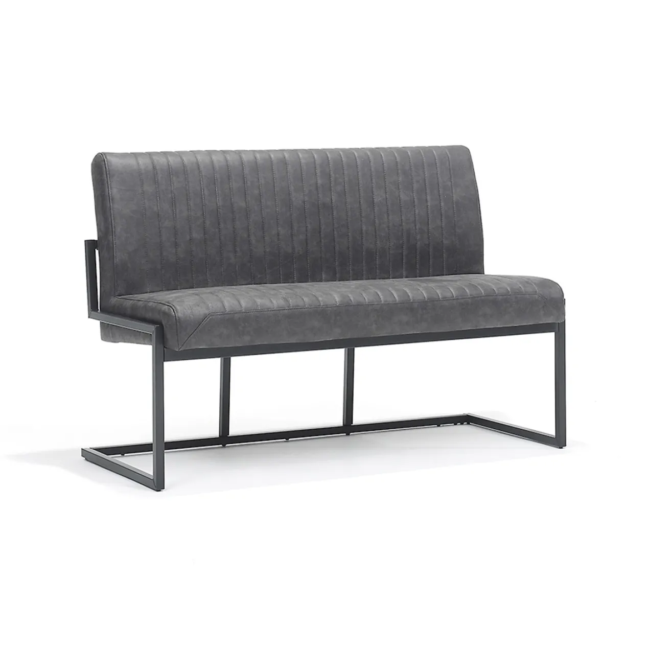Eetkamerbank Mila antraciet 135cm