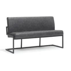 Eetkamerbank Mila antraciet 155cm