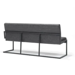 Eetkamerbank Mila antraciet 185cm