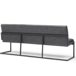 Eetkamerbank Mila antraciet 215cm
