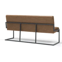 Eetkamerbank Mila cognac 185cm