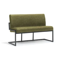Eetkamerbank Mila mosgroen 135 cm