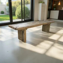 Eetkamerbank naturel uniek