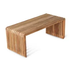 Eetkamerbank Slatted Bench teak