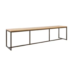 Eetkamerbank Soho Anodic bruin/eiken 174 cm