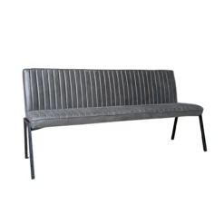 Eetkamerbank Stripes Antraciet 185 cm