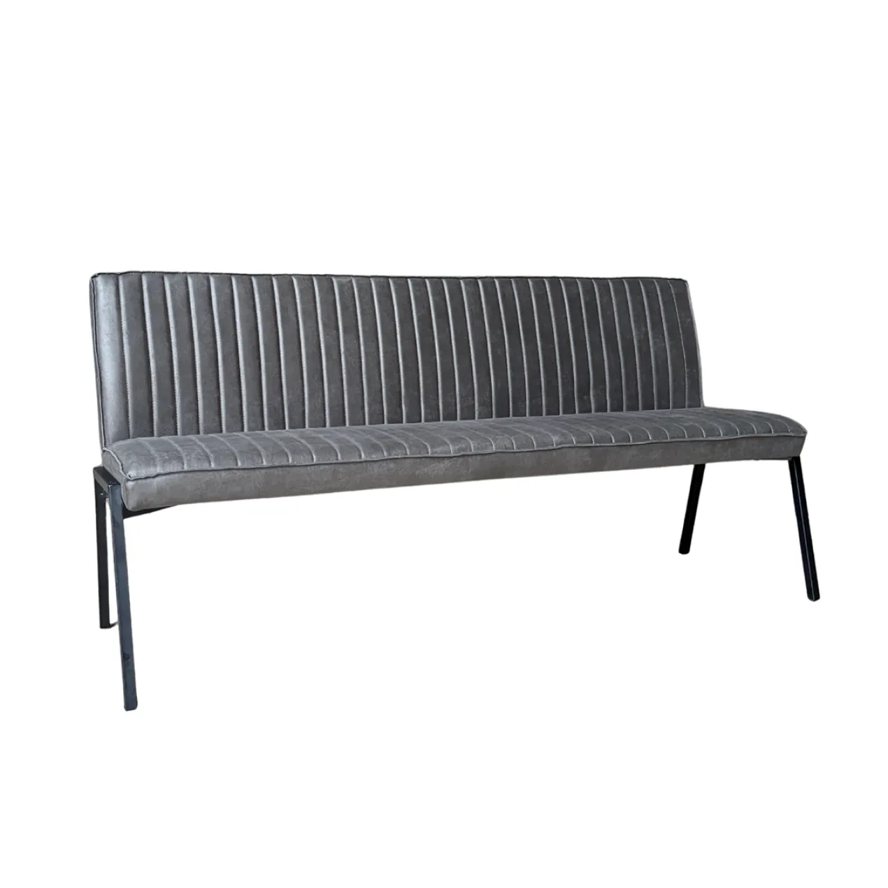 Eetkamerbank Stripes Antraciet 185 cm