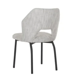 Eetkamerstoel Bo lichtgrijs polyester