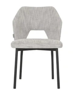 Eetkamerstoel Bo lichtgrijs polyester