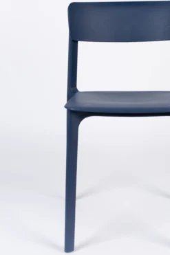 Eetkamerstoel Clive donkerblauw