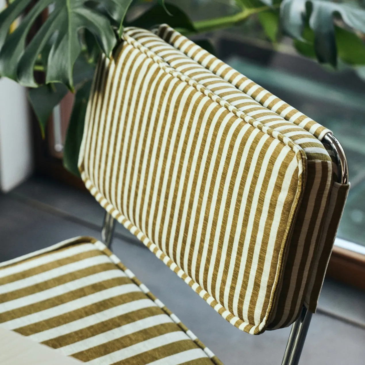 Eetkamerstoel Endless dining stripe sunflower