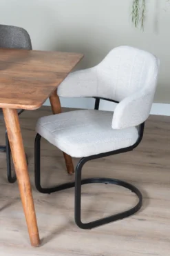 Eetkamerstoel Eros Ivory Boucle