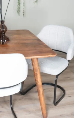 Eetkamerstoel Eros Naturel Boucle