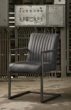 Eetkamerstoel Ferro Antraciet (6 stoelen)