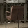 Eetkamerstoel Ferro Groen met arm (4 stoelen)