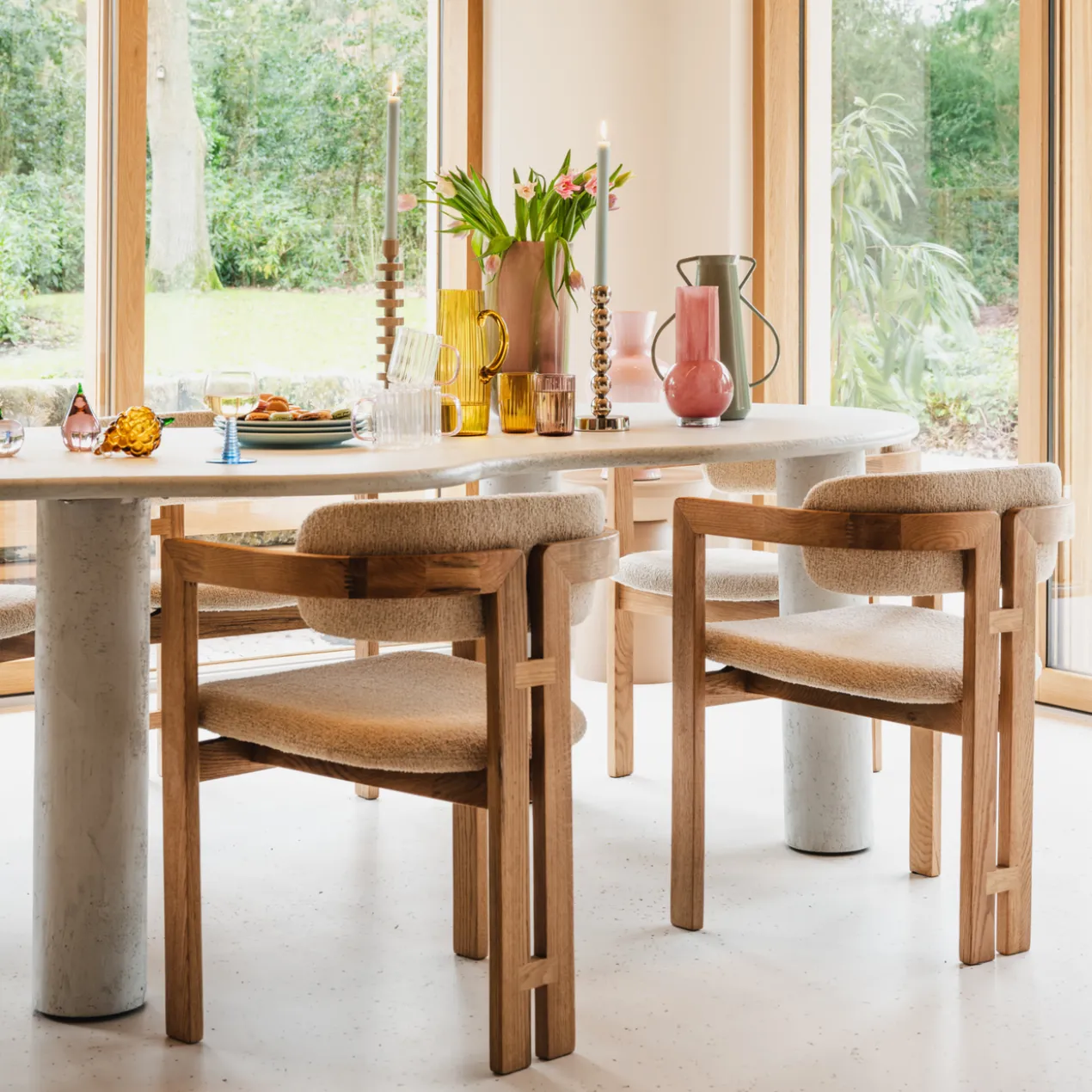 Eetkamerstoel Grace beige