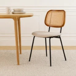 Eetkamerstoel Jolie rotan beige