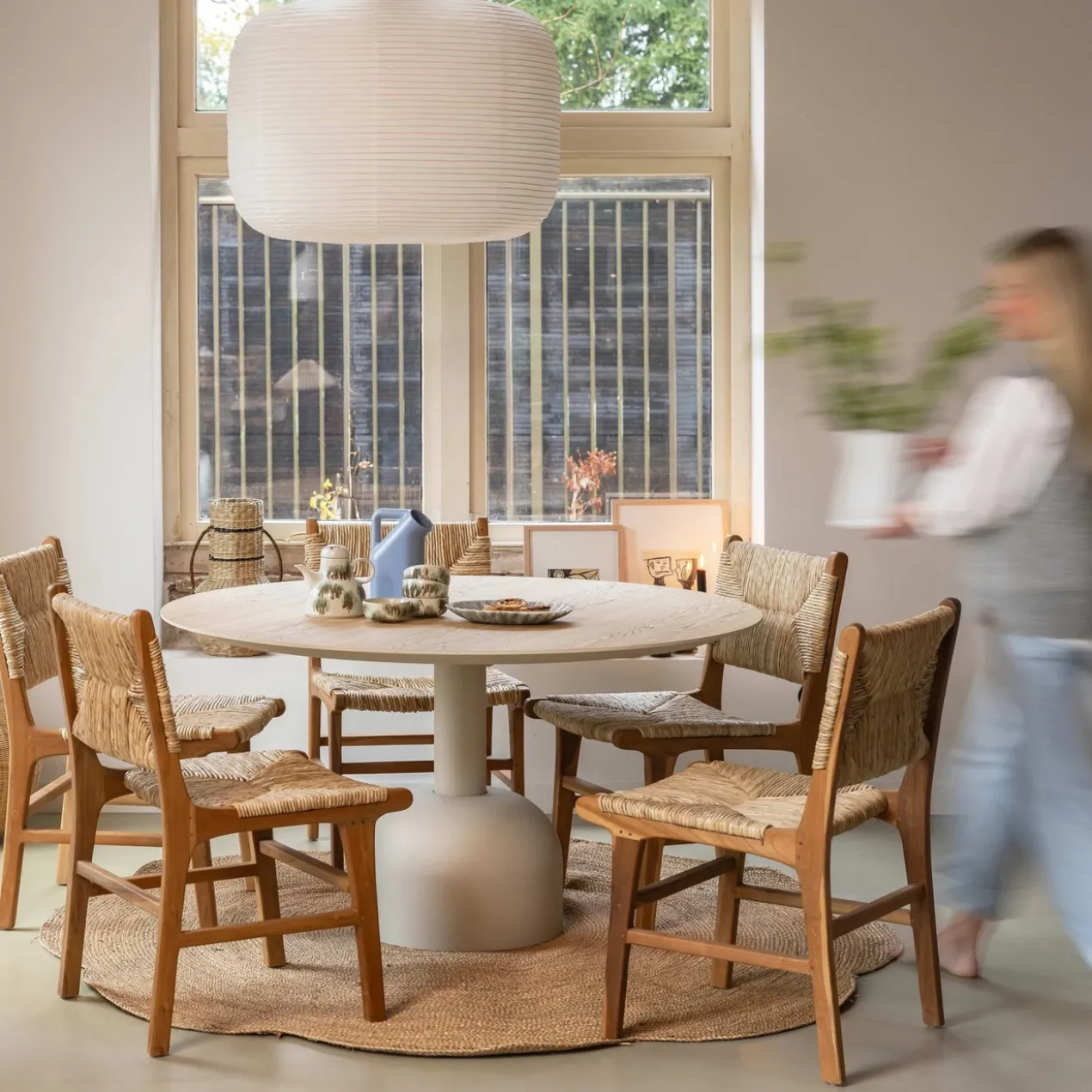 Eetkamerstoel Mae natural teak