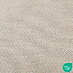 Eetkamerstoel Nena-Fé zwart houten onderstel cottonbeige