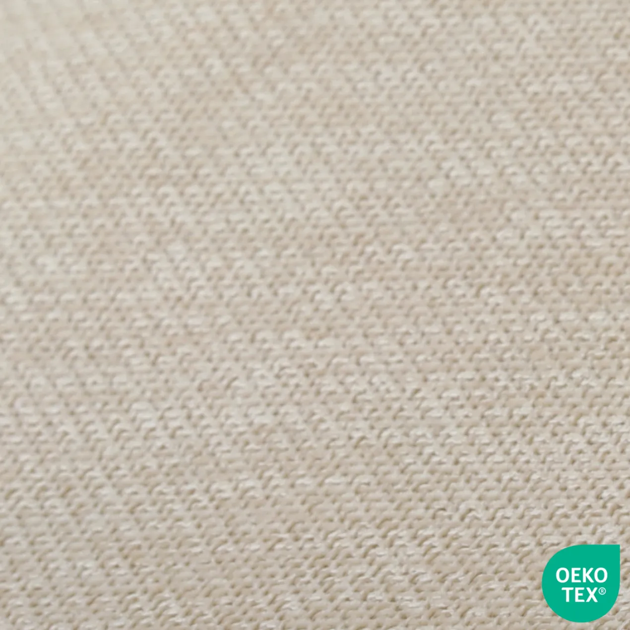 Eetkamerstoel Nena-Fé zwart houten onderstel cottonbeige