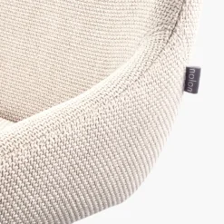 Eetkamerstoel Nena-Isa beige - walnoten onderstel set van 2