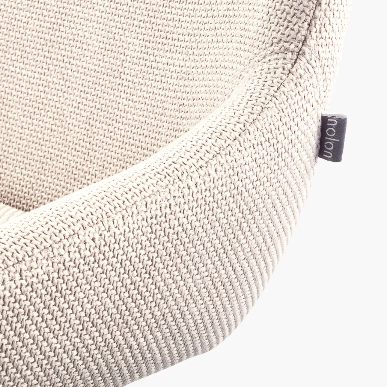 Eetkamerstoel Nena-Isa beige - walnoten onderstel set van 2