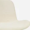 Eetkamerstoel Noa-Fé wit onderstel cottonbeige