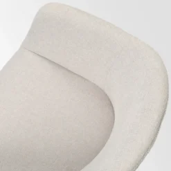 Eetkamerstoel Nola-Otis draaibaar beige - wit - set van 2