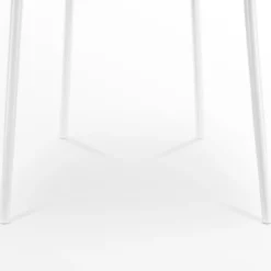 Eetkamerstoel Nora-Eef beige - wit onderstel