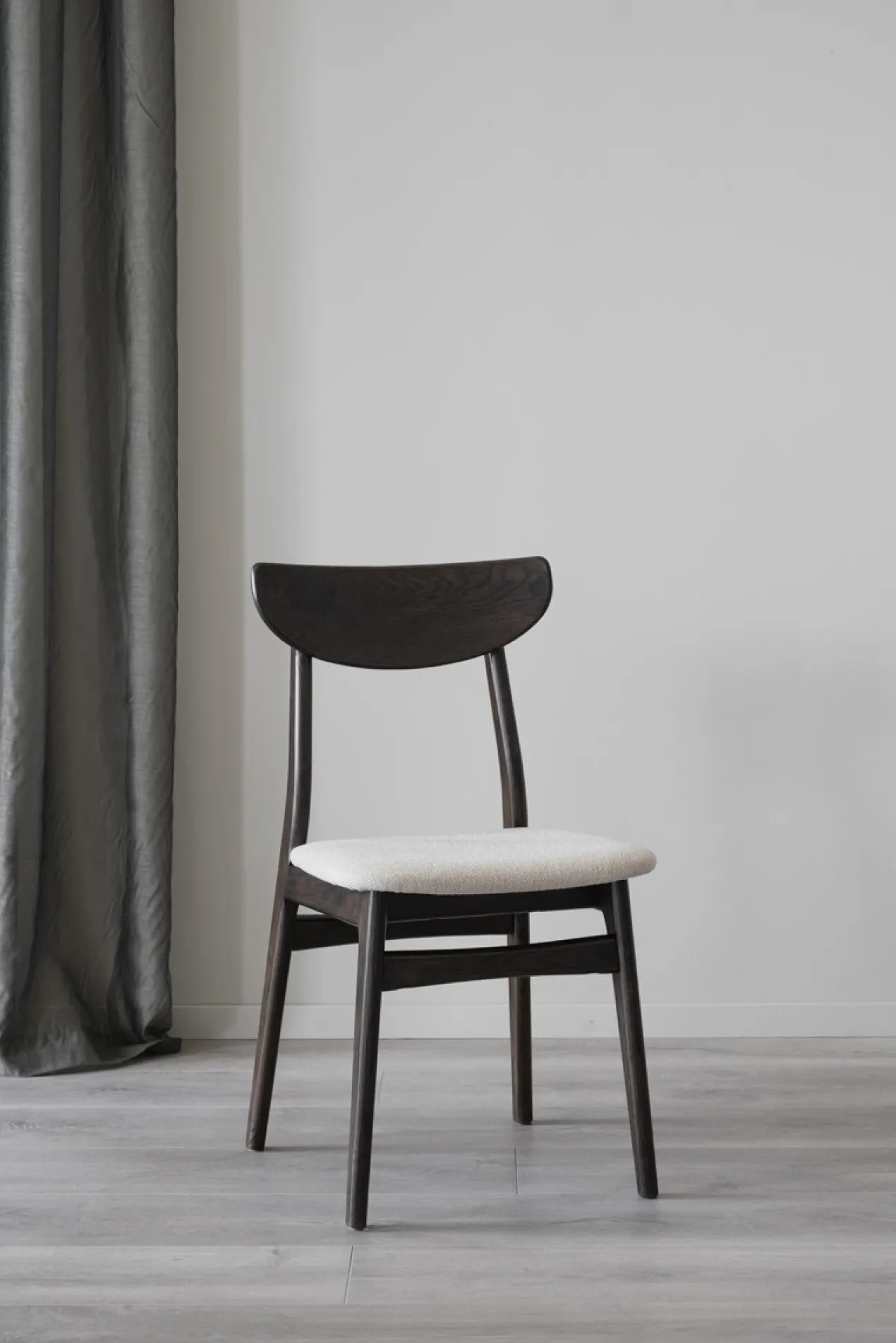 Eetkamerstoel Rodham - set van 2 Donker eiken - Beige