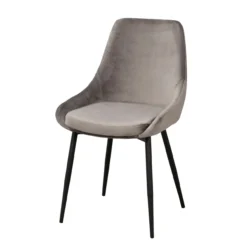 Eetkamerstoel Sierra velvet Grijs